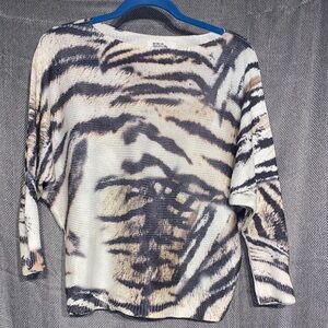 Chic Zebra Print Women's Sweatshirt